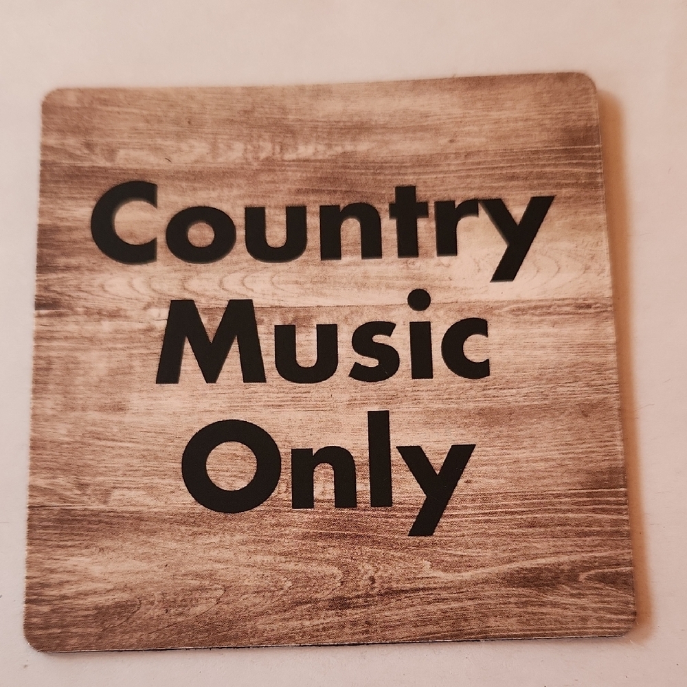 Country Music Only Fridge Magnet
